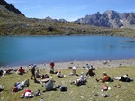 Randonnée été lac